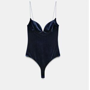 Velvet Blue Bodysuit